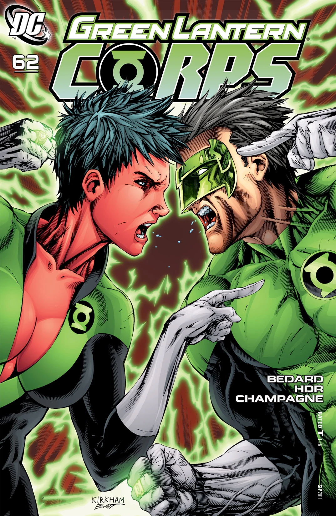 Green Lantern Corps #62 (DC, 2011 — Cover A) cover